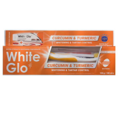 White Glo Curcumin & Turmeric Tartar Control valgendav hambapasta
