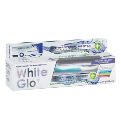 Antibacterial-Protect-Mouthwash-Toothpaste-White-Glo